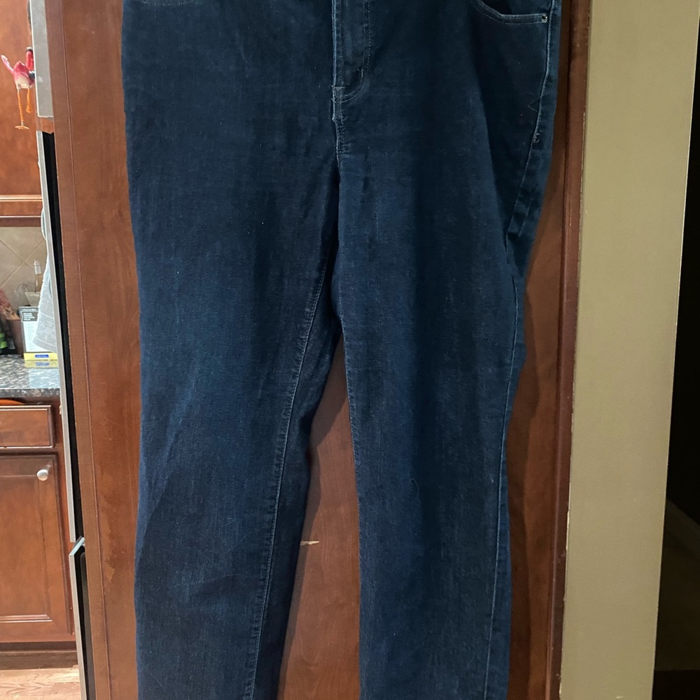 Classic Navy Straight Leg Jeans